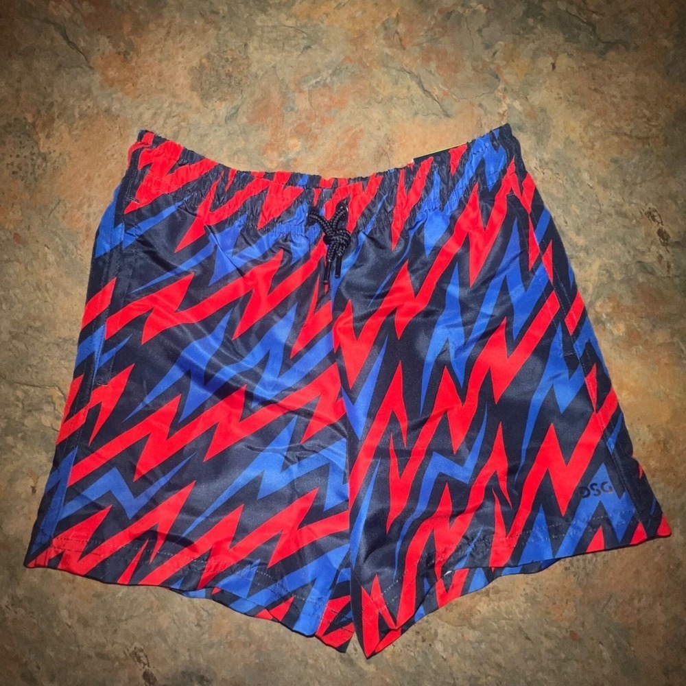 Boys XS DSG Woven Volley Shorts Navy Bolt 19725